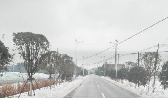省道S356董家垅-朱新線路口9.3公里，都清理到邊，路面不見雪 高橋鎮(zhèn).jpg